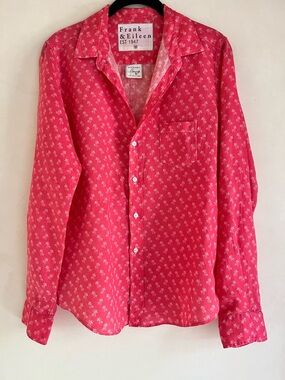 Frank and Eileen Linen Print Shirt